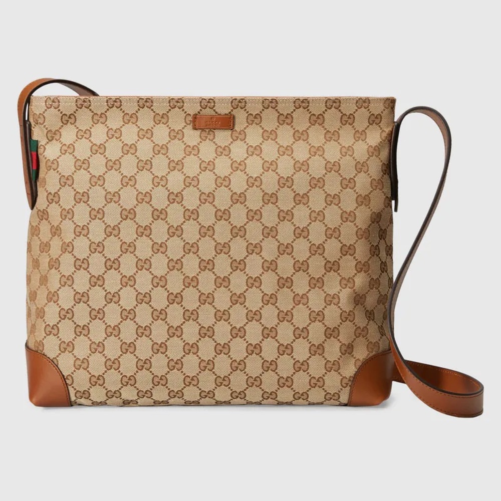 GUCCI | Large original GG canvas messenger bag - Picture 4 of 17